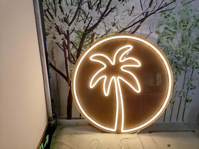 Palm LED Neon Sign, Beach LED Neon sign, Coconut Palm LED Neon sign, Beach Decor