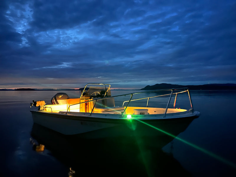 Submersible Marine LED strip lights for boats with IP68 waterproof rating SMD 5050